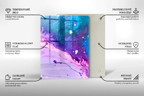 Skleněná deska do kuchyně Zelené ovoce a zelenina