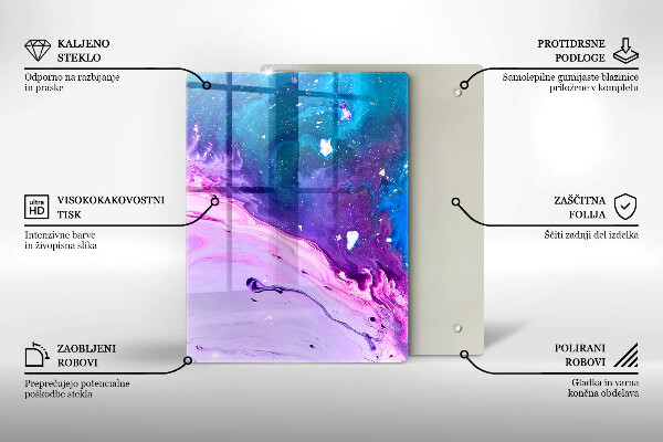 Skleněná deska do kuchyně Zelené ovoce a zelenina