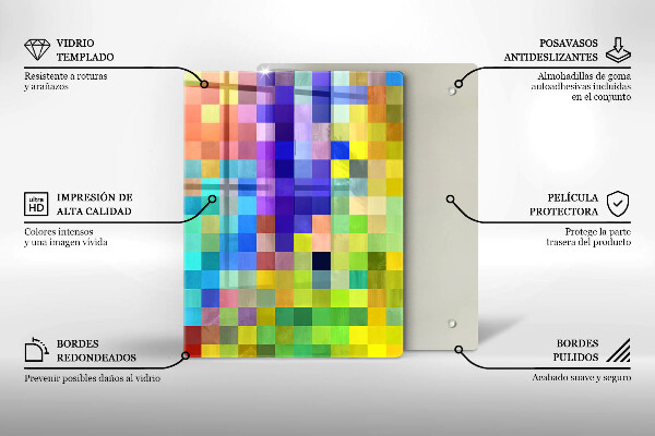 Skleněná deska do kuchyně Ilustrace monstera listy
