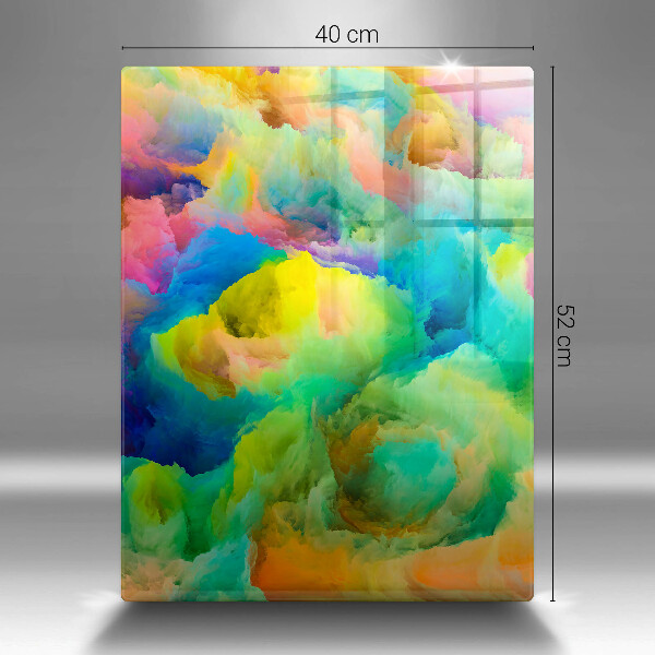 Skleněná deska do kuchyně Barevná abstrakce