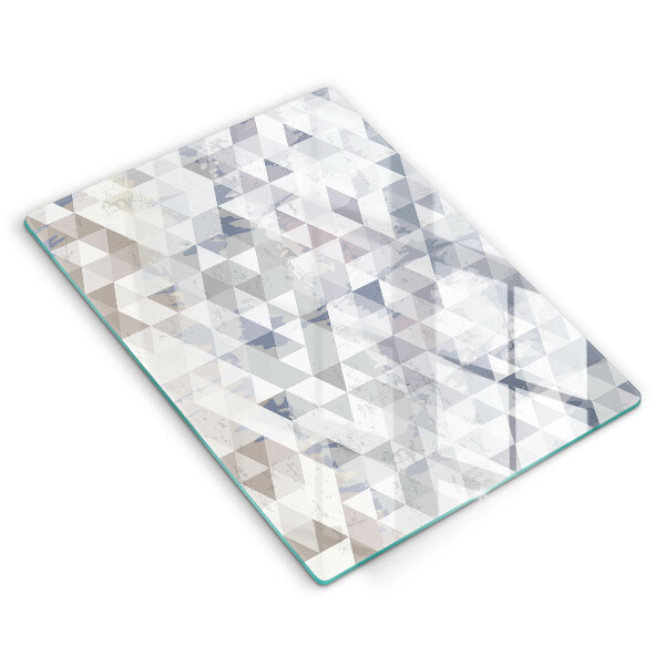 Skleněná deska do kuchyně Vzor trojúhelníků