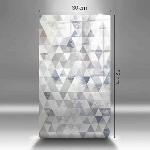 Skleněná deska do kuchyně Vzor trojúhelníků