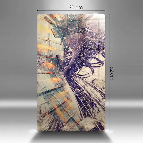 Skleněná krájecí deska Moderní kompozice