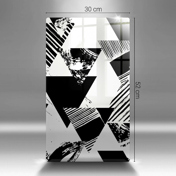 Skleněná krájecí deska Geometrické trojúhelníky