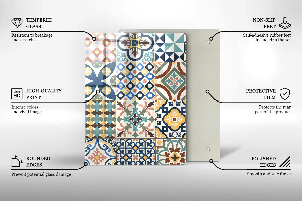 Skleněná deska do kuchyně Jemný bílý mramor