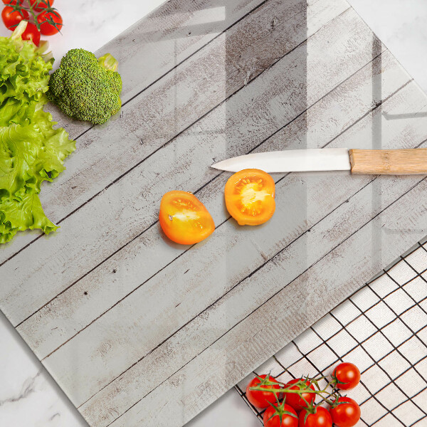 Skleněná deska do kuchyně Staré dřevěné desky