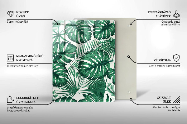 Skleněná krájecí deska Betonová textura