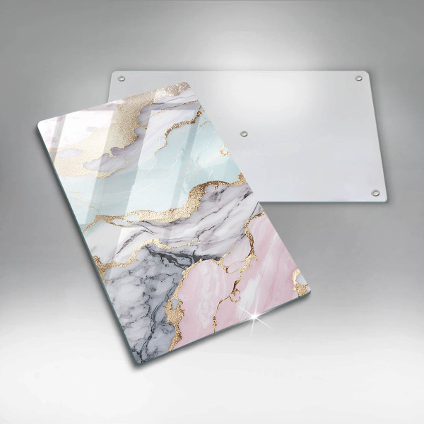 Skleněná krájecí deska Pastelový mramor