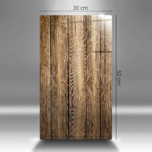 Skleněná deska do kuchyně Desky s texturou dřeva