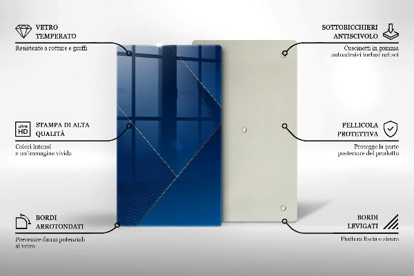 Skleněná deska do kuchyně Moderní zázemí