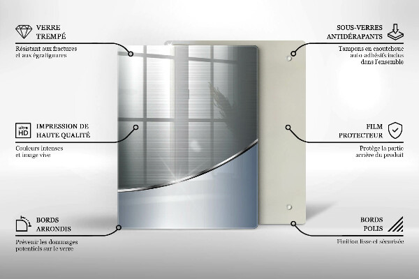 Skleněná deska do kuchyně Moderní světlé desky