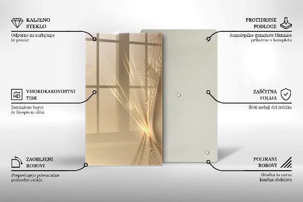 Skleněná deska do kuchyně Moderní abstrakce