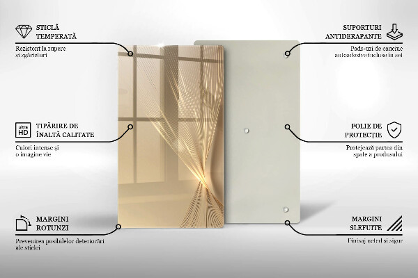 Skleněná deska do kuchyně Moderní abstrakce