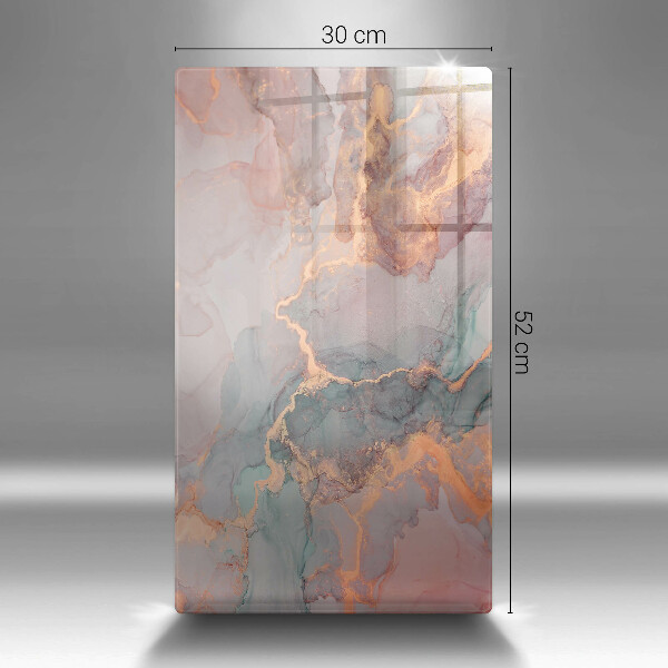 Skleněná deska do kuchyně Mramor se zlatem