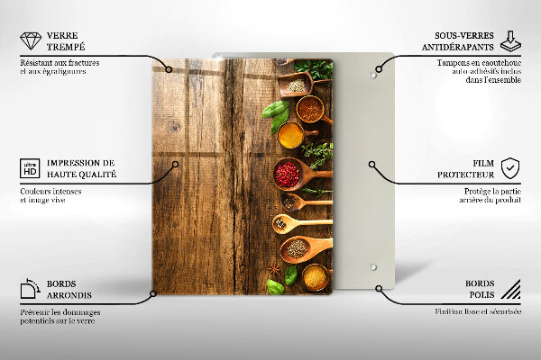 Skleněná deska do kuchyně Dřevěné desky a listy