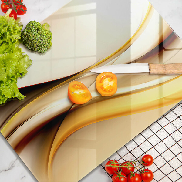 Skleněná deska do kuchyně Abstraktní kouřové čáry