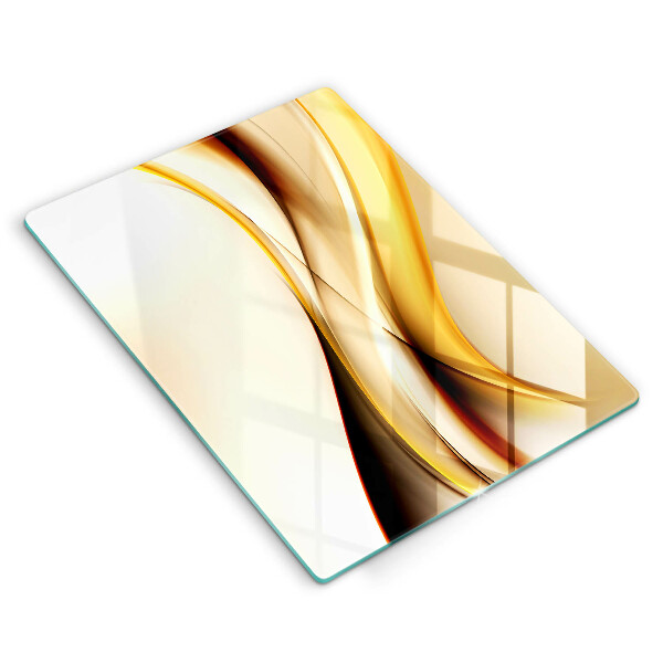 Skleněná deska do kuchyně Abstraktní kouřové čáry