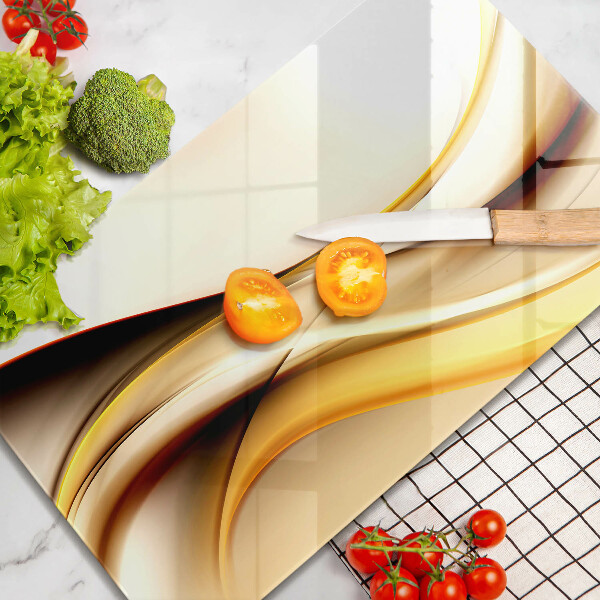 Skleněná deska do kuchyně Abstraktní kouřové čáry