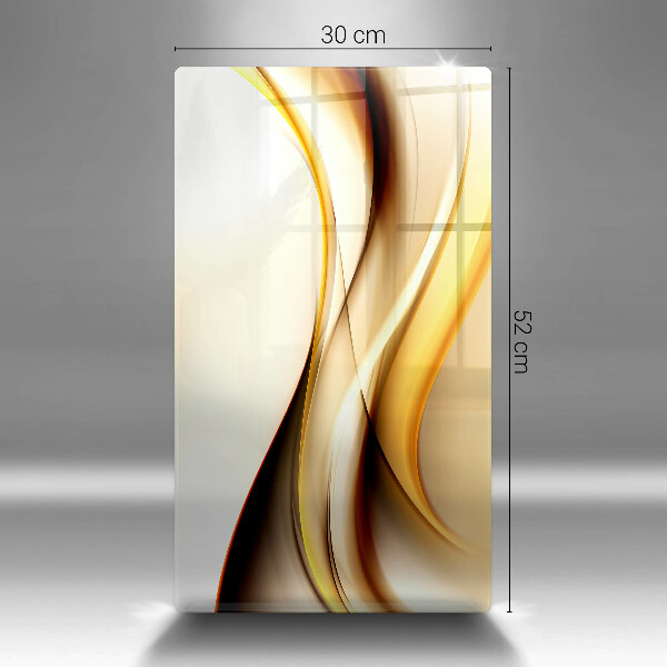 Skleněná deska do kuchyně Abstraktní kouřové čáry