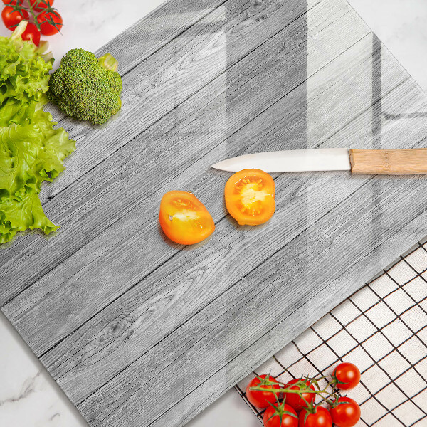 Skleněná deska do kuchyně Staré dřevěné desky