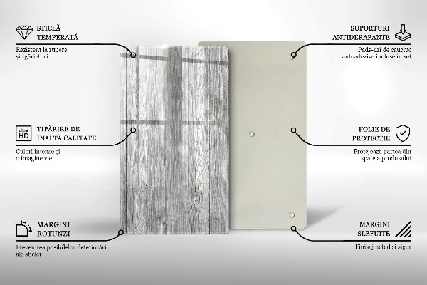 Skleněná deska do kuchyně Staré dřevěné desky