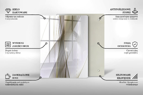 Skleněná deska do kuchyně Struktura abstrakce pozadí