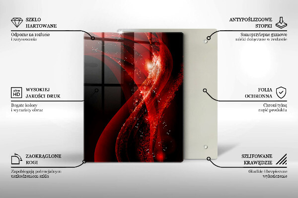 Skleněná deska do kuchyně Abstraktní hnědé čáry