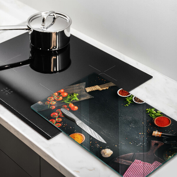 Krájecí prkénko skleněné Cherry rajčata