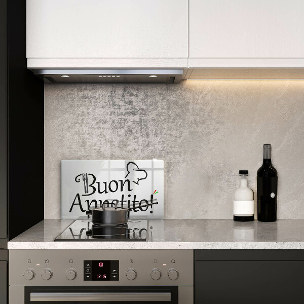 Krájecí prkénko skleněné Buon appetito!