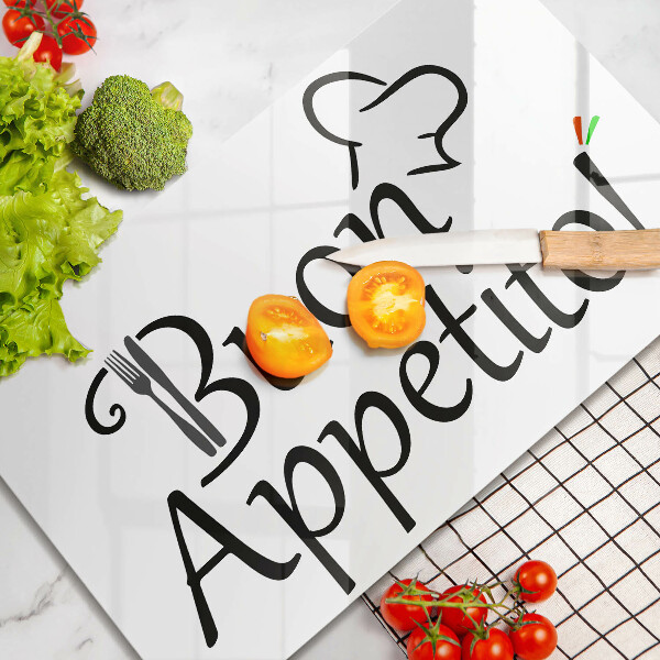 Krájecí prkénko skleněné Buon appetito!