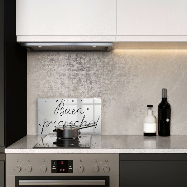 Krájecí prkénko skleněné Buen provecho!