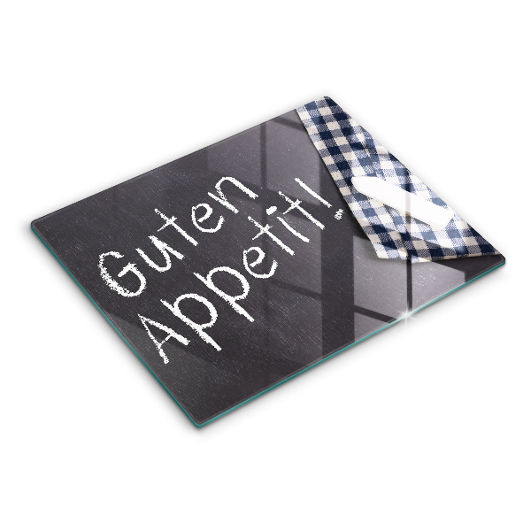 Skleněná deska do kuchyně Guten appetit!