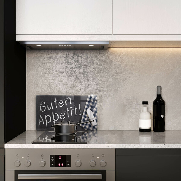 Skleněná deska do kuchyně Guten appetit!