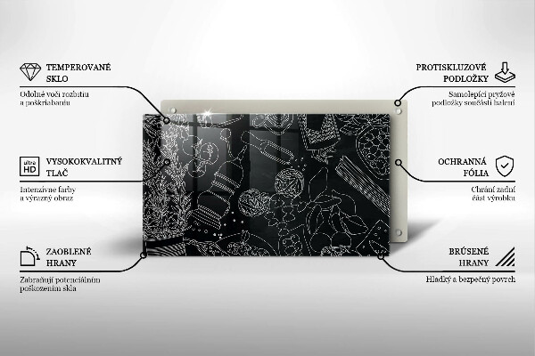 Skleněná deska do kuchyně Kuchyňské doplňky