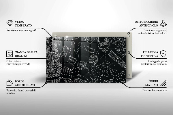 Skleněná deska do kuchyně Kuchyňské doplňky