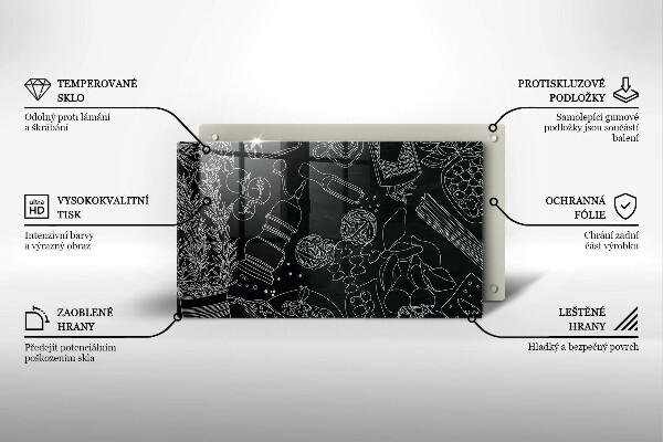 Skleněná deska do kuchyně Kuchyňské doplňky