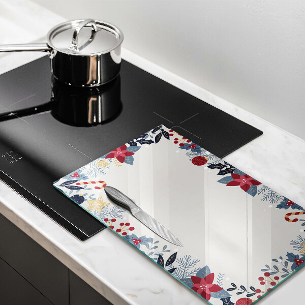 Krájecí prkénko skleněné Vánoční dekorace