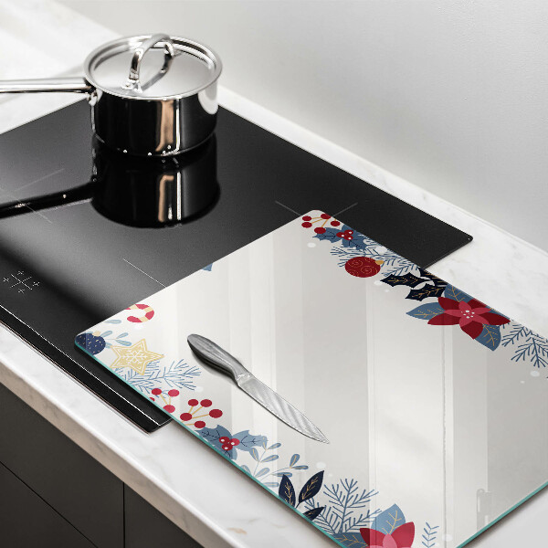 Krájecí prkénko skleněné Vánoční dekorace