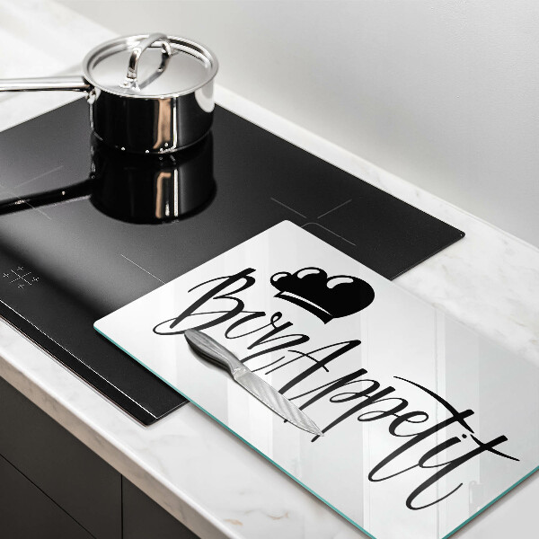 Krájecí prkénko skleněné Bon appetit