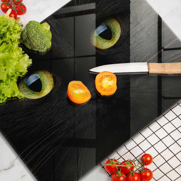 Skleněná deska do kuchyně Zvířecí kočičí oči