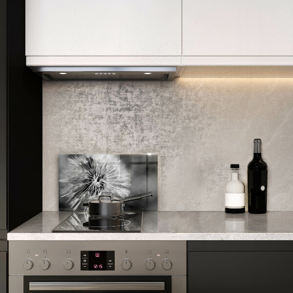 Skleněná deska do kuchyně Jemná pampeliška