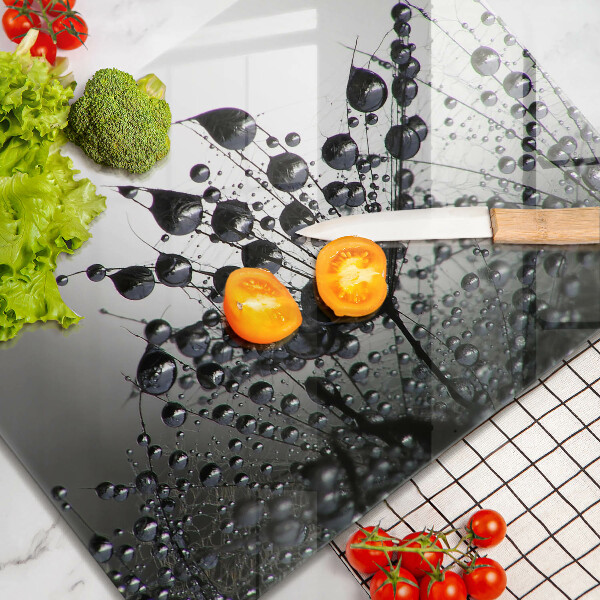 Skleněná deska do kuchyně Pampelišky a rosa