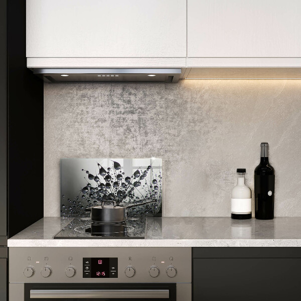 Skleněná deska do kuchyně Pampelišky a rosa