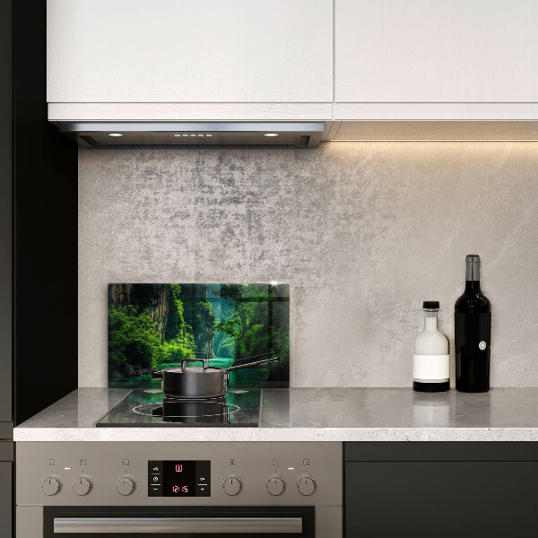 Krájecí prkénko skleněné Krajina laguny