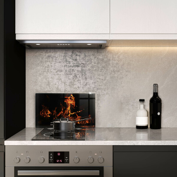 Krájecí prkénko skleněné Zapal živý plamen