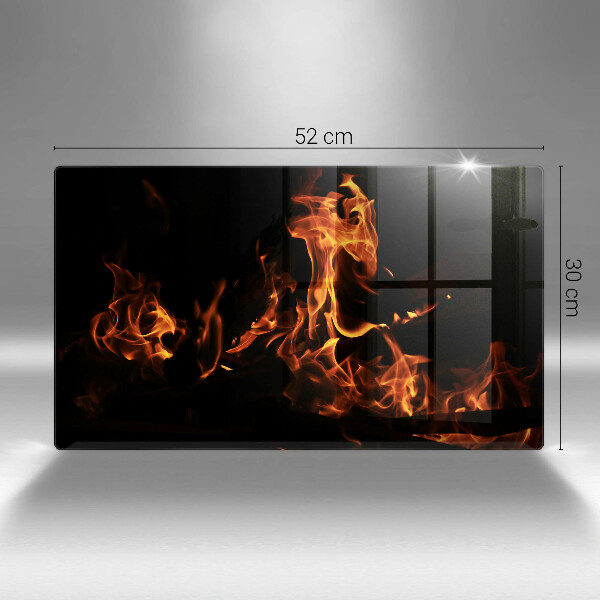 Krájecí prkénko skleněné Zapal živý plamen