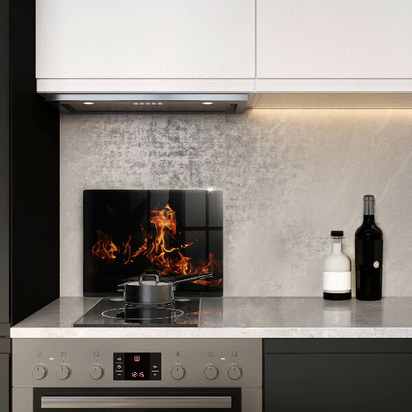 Krájecí prkénko skleněné Zapal živý plamen