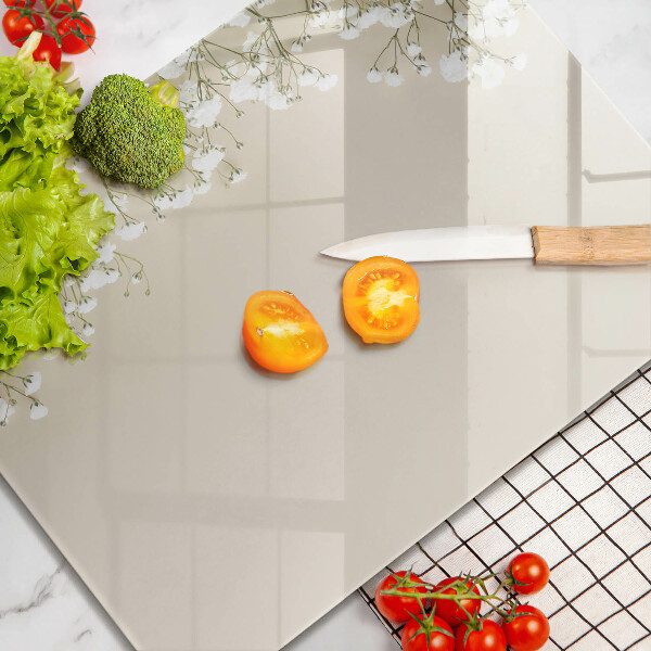 Krájecí prkénko skleněné Sádrové boho květiny