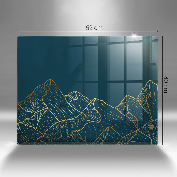 Krájecí prkénko skleněné Abstraktní hory