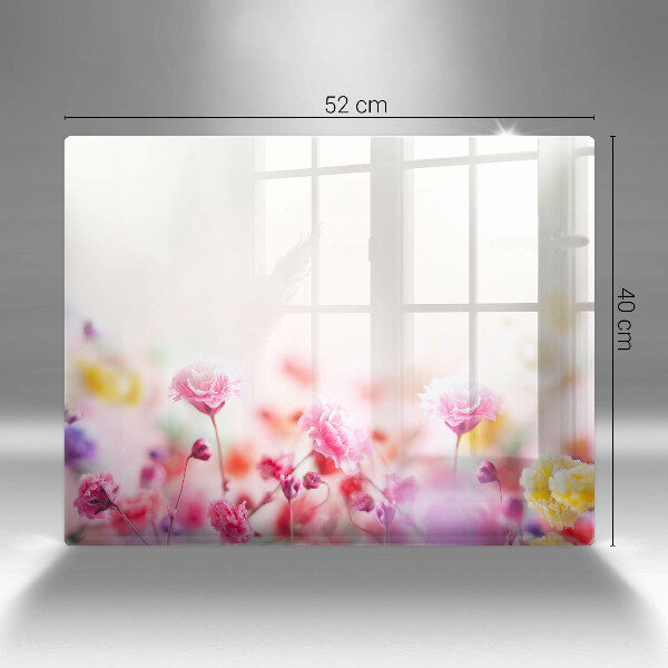 Krájecí prkénko skleněné Květinová louka